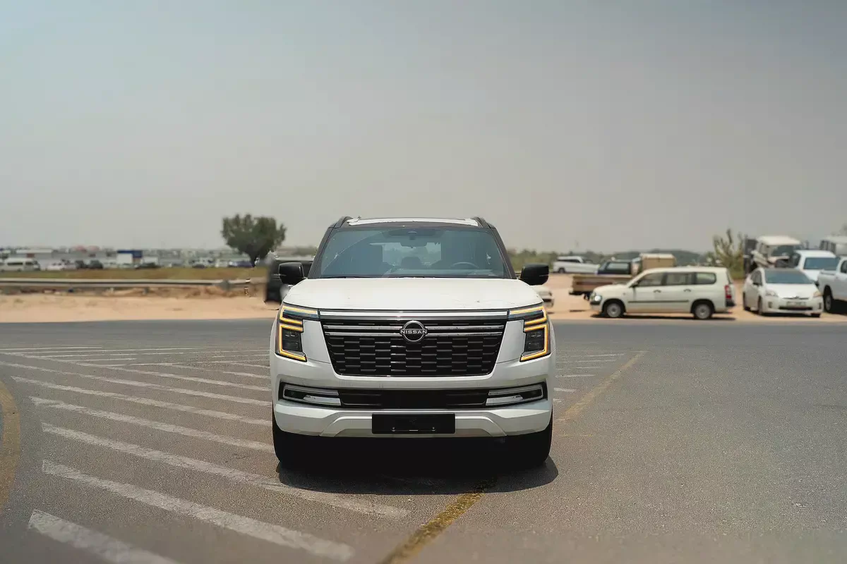 Brand New Nissan Patrol 2026 LE Platinum Turbo | GCC Specs  | WHITE WITH BLACK ROOF | RED INTERIOR