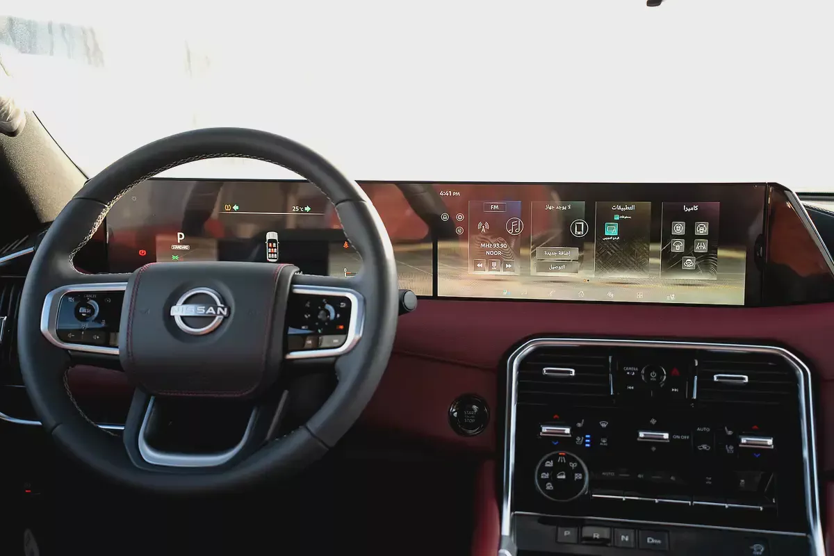 Brand New Nissan Patrol 2026 LE Platinum Turbo | GCC Specs  | WHITE WITH BLACK ROOF | RED INTERIOR-7-7