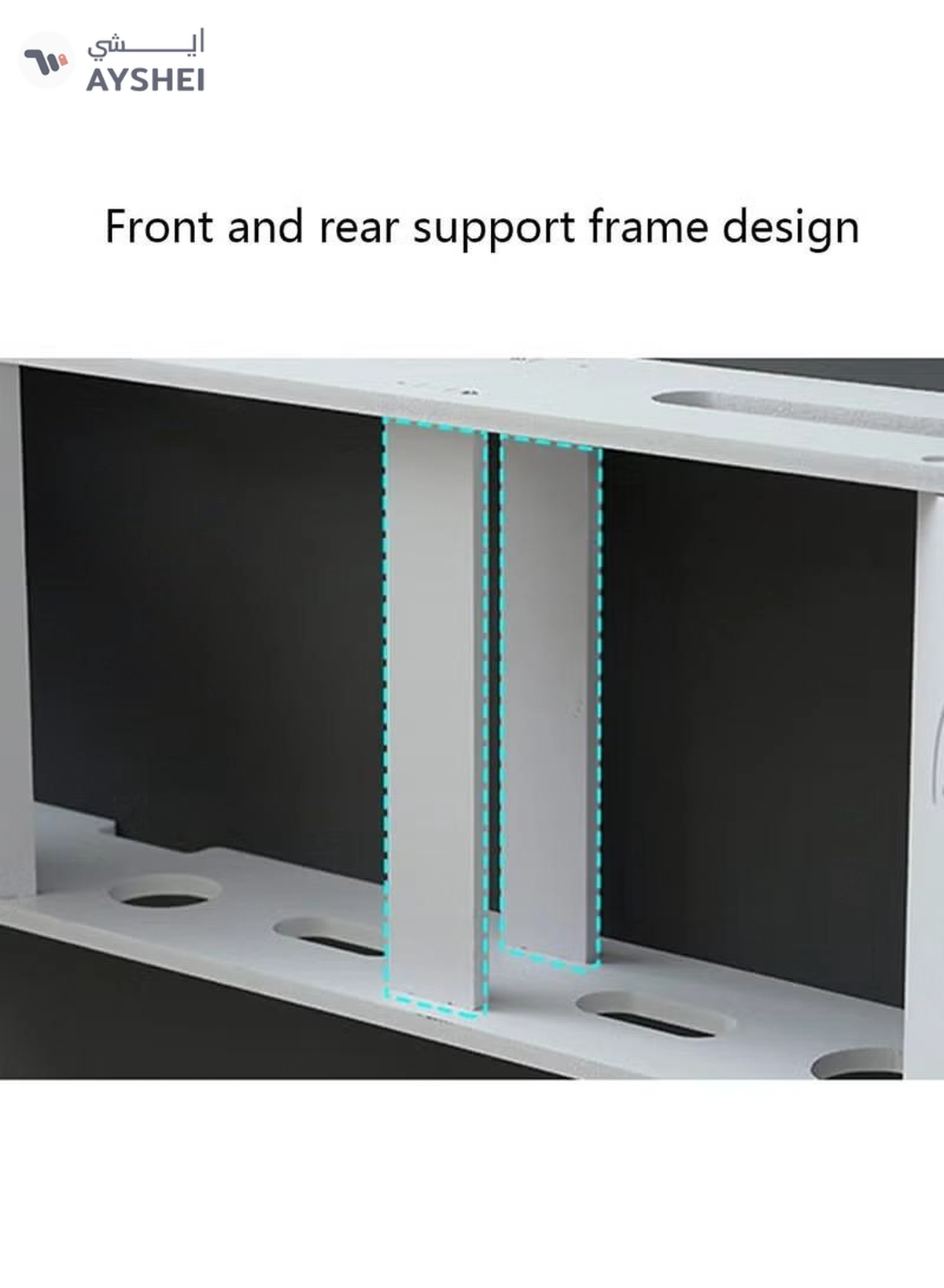 Eworld Stylish Wall-Mounted Router Rack for Wi-Fi Router, Set-Top Box-1-1