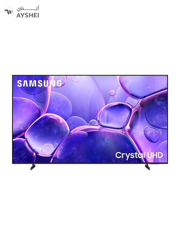 Samsung 65 Inch Crystal UHD TV, U8000F, 4K, Crystal Processor 4K, MetalStream Design,  Knox Security, Endless Free Content, Smart TV, UA65U8000FUXZN (2025 - UAE Version) U8000F BLACK