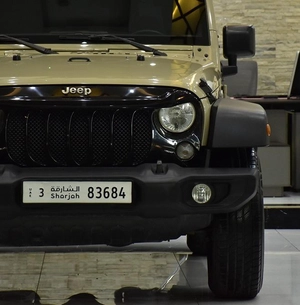 Jeep Wrangler Sport ( 2017 Model ) in Beige Color GCC Specs