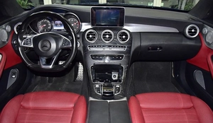 Mercedes Benz C300 Coupe ( 2016 Model ) in Blue Color GCC Specs