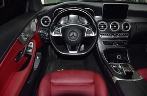 Mercedes Benz C300 Coupe ( 2016 Model ) in Blue Color GCC Specs