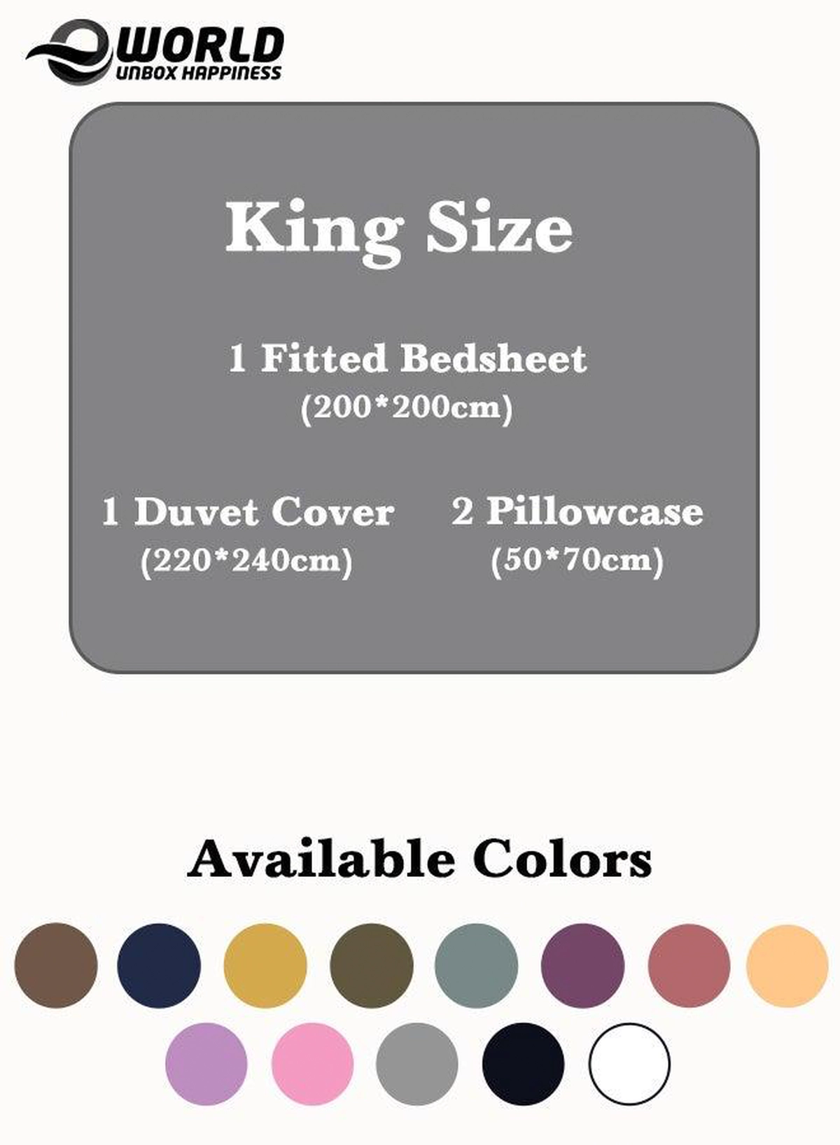 Premium Striped Duvet Set All Season – 4-Pieces Set Grey | King Size 220x240 cm | Ultra-Soft, Wrinkle-Resistant & Made in Dubai | Includes Duvet Cover, Fitted Sheet (200x200 cm) & 2 Pillowcases (50x70 cm)-3-3