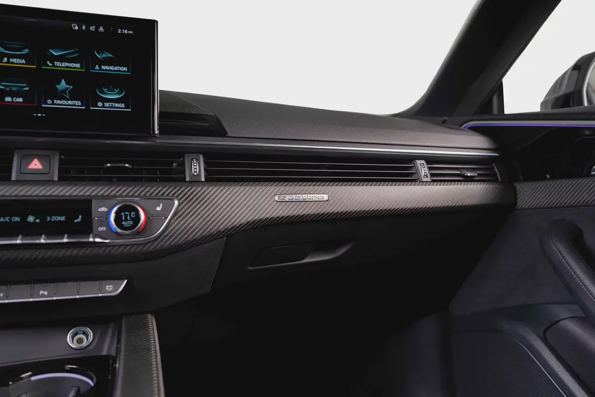 Audi RS5 Sportback-Competition Package-RS Carbon Fiber Sports Seats-Al Nabooda service contract-11-11