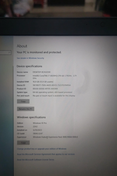 Hp ZBook Core i7-8