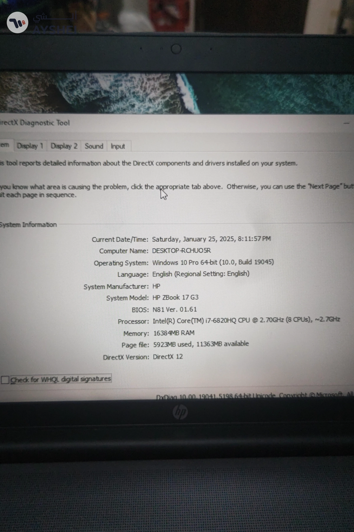 Hp ZBook Core i7-4-3