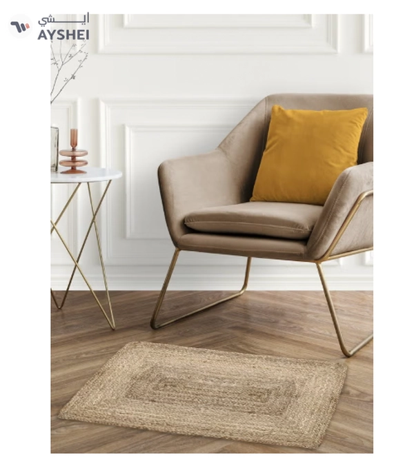 Raymond Natural Jute Rug Eco Friendly Area Rugs for Bedroom