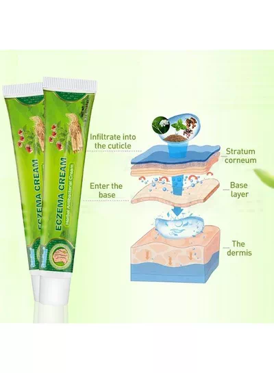 Sumifun Eczema Cream Herbal Antibacterial Cream for Everyday Skin Care, Designed with Traditional Botanical Ingredients to Provide Moisturizing Comfort and Refreshing Care for Dry, Sensitive, and Irritated-Looking Skin-3