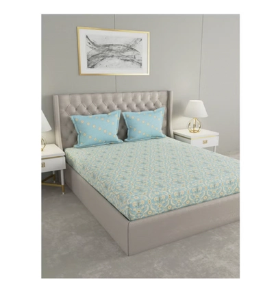 Raymond Home Queen Flat sheet Super Soft 104 TC Pure Cotton-0