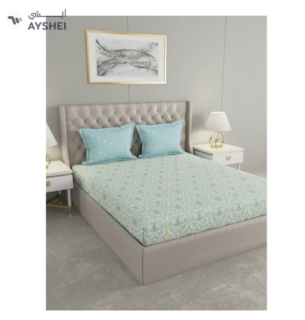 Raymond Home Queen Flat sheet Super Soft 104 TC Pure Cotton