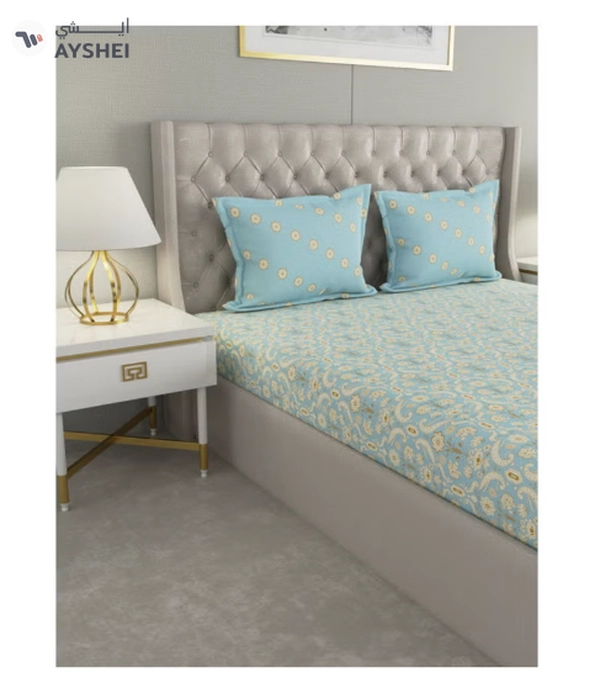 Raymond Home Queen Flat sheet Super Soft 104 TC Pure Cotton