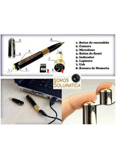 DubaiGallery HD Hidden Video Recorder Pen Camera Min Portable Pen with Spy Camera-4