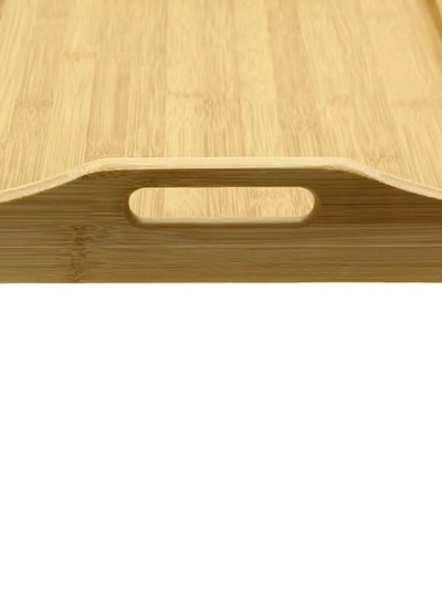 Kole Imports Bamboo Bed Tray With Folding Legs Brown 19.75x12inch-3