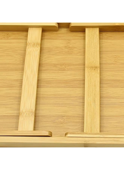 Kole Imports Bamboo Bed Tray With Folding Legs Brown 19.75x12inch-6