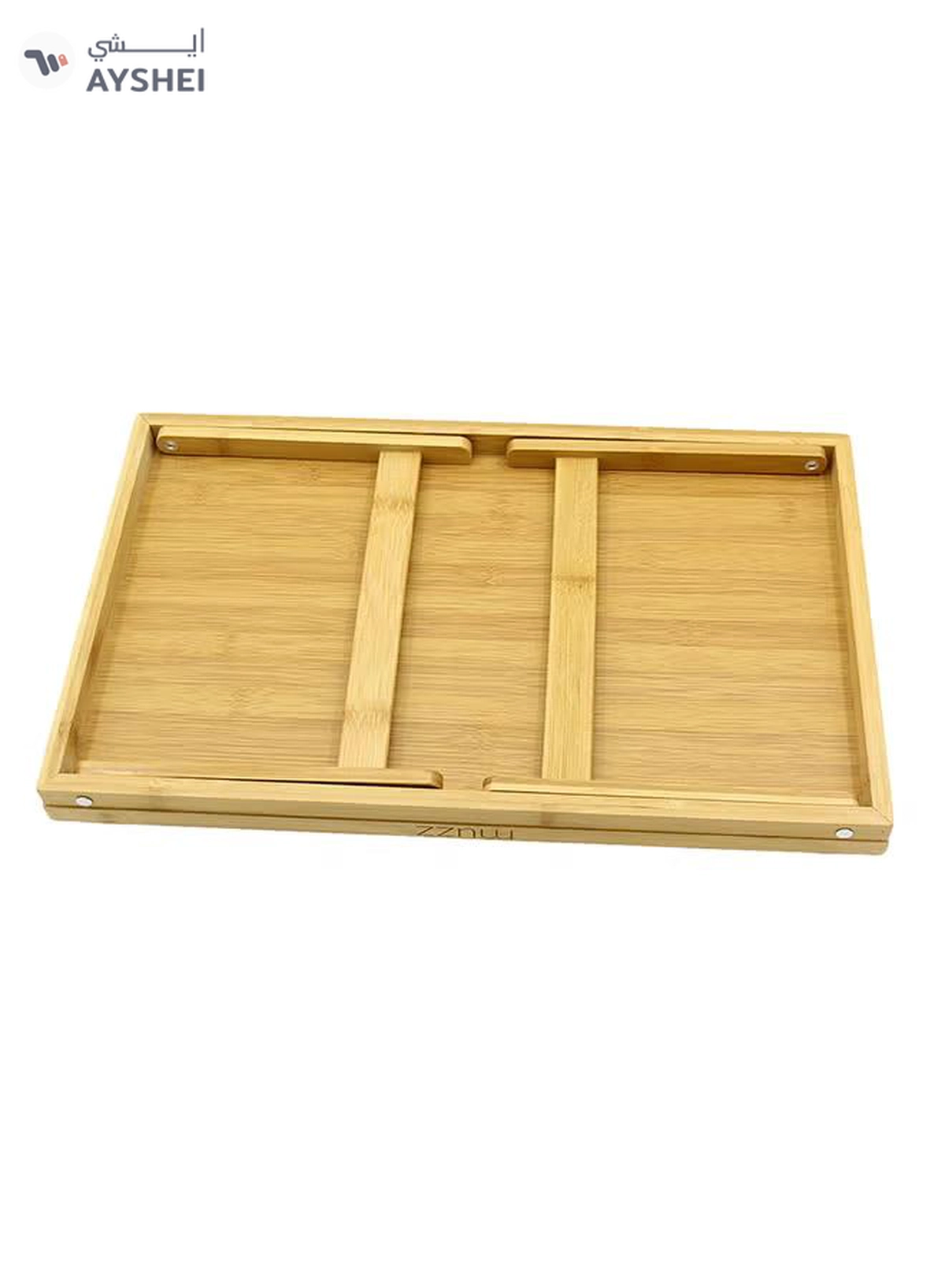 Kole Imports Bamboo Bed Tray With Folding Legs Brown 19.75x12inch-5-5
