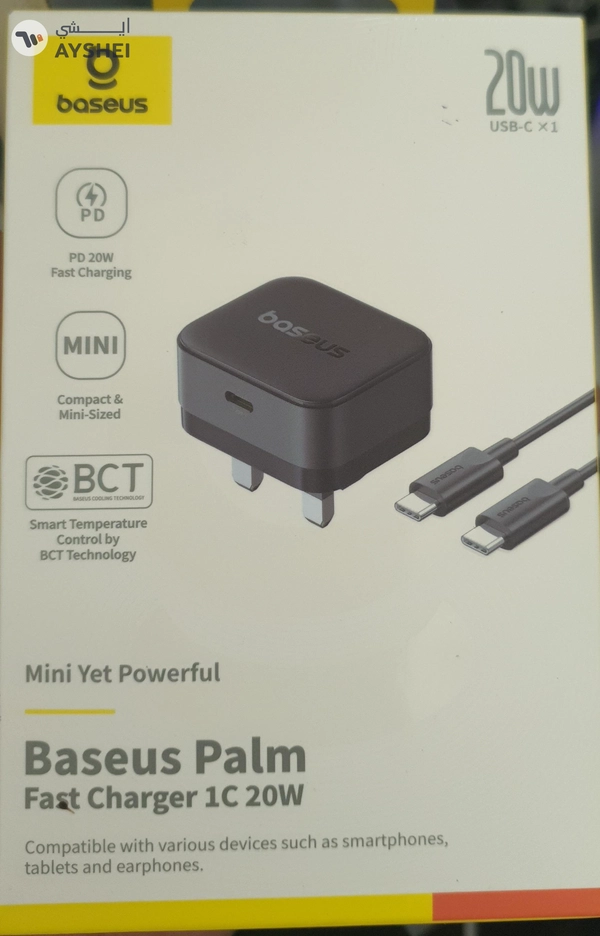Baseus type c home charger 20w