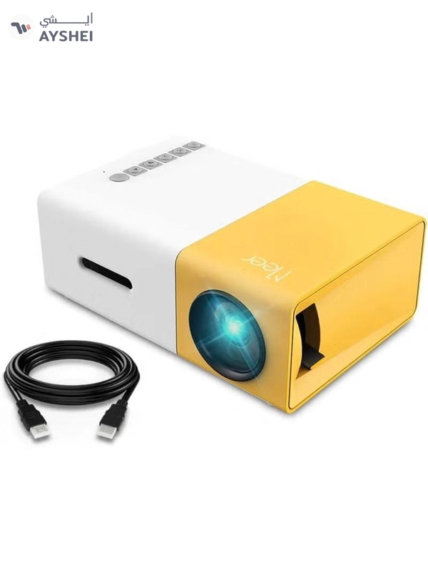 Eworld 1080p HD USB HDMI Input Portable Mini LED Projector for Kids Indoor and Outdoor