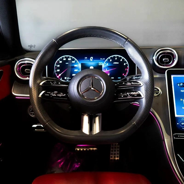 AED 2,874 P.M • 0% Downpayment • Mercedes C 200 Premium • Agency Warranty