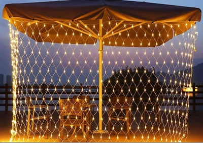 600LED 6MX3M DECORATIVE LED NET LIGHT-WARM WHITE-0