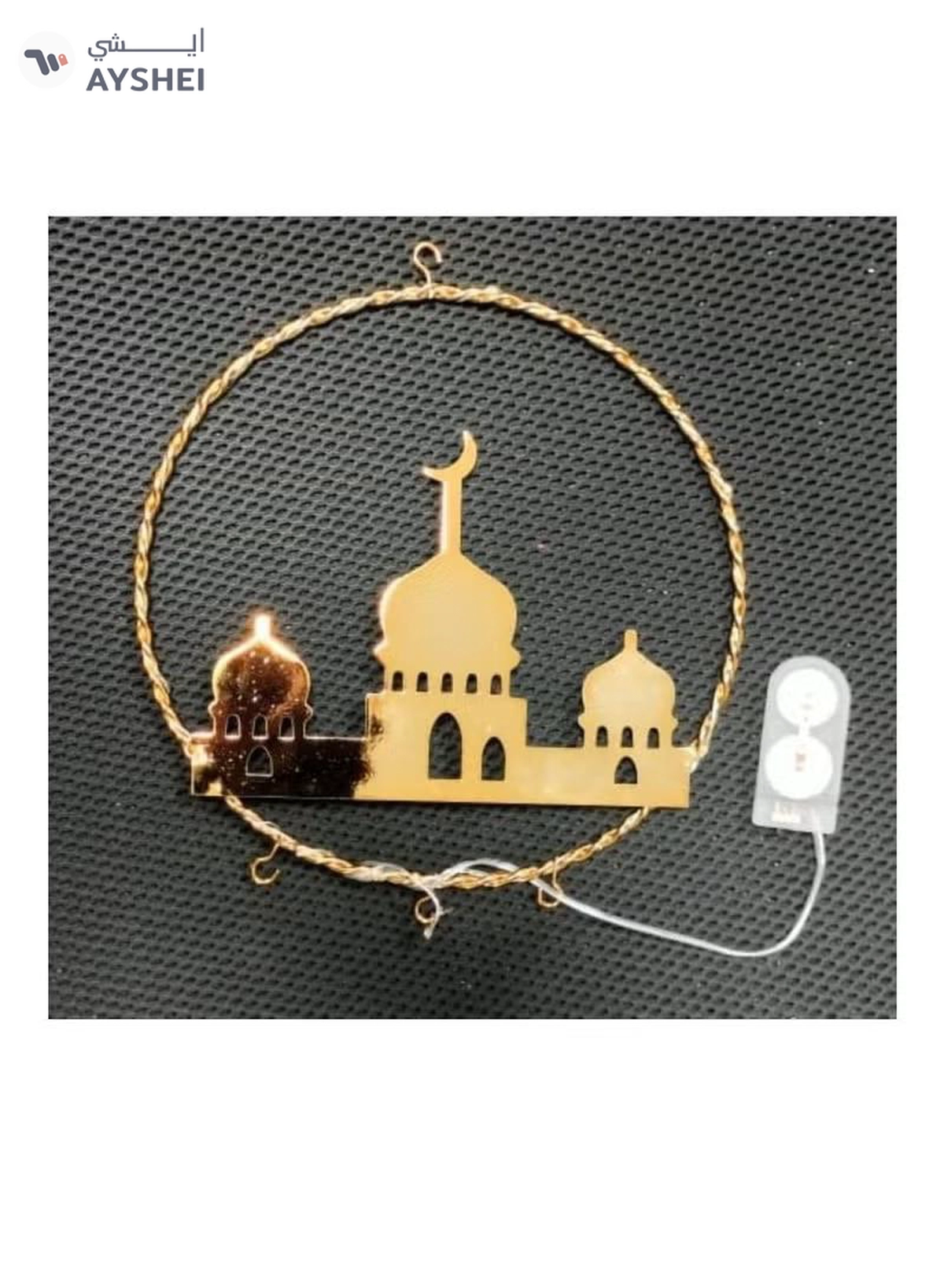 Yuwell Pack Of 6 Pcs Ramadan Decoration Hanging Lights For Indoor And Outdoor Home Decoration Light With Battery Mosque Design-1-1