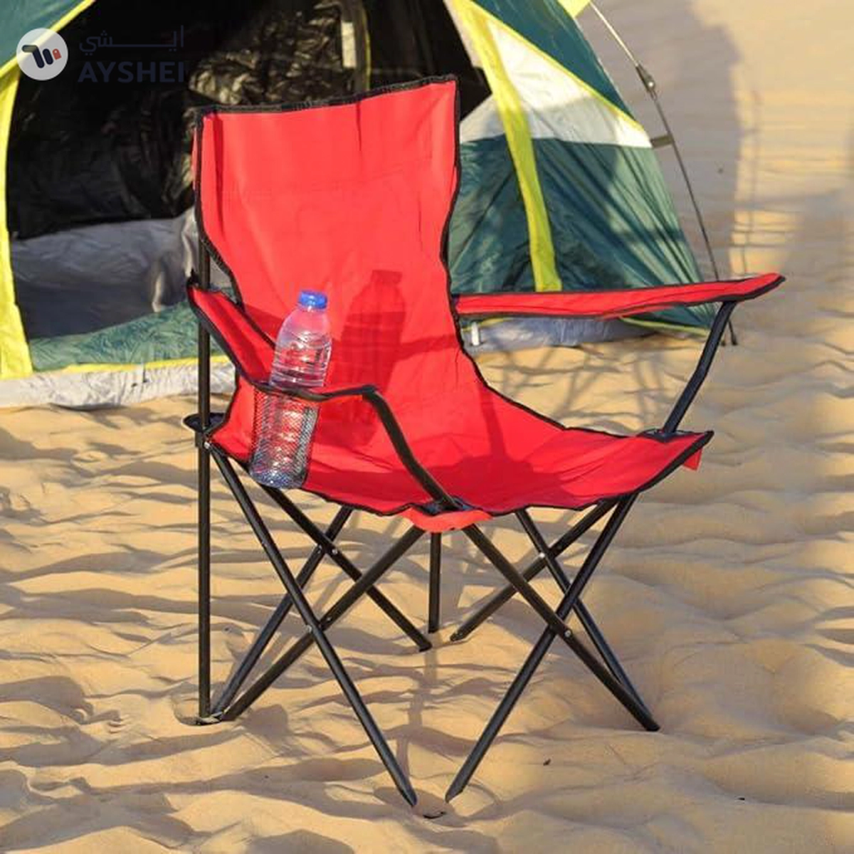 Yatai Decor Portable Folding Camping Chair with Cup Holder Foldable-1-1