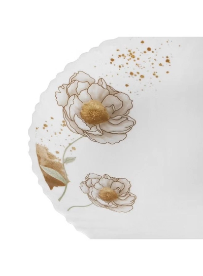 Delcasa 33 Piece Opalware Dinner Set DC3709 Includes Oval Plate, Dinner and Flat Plates, Salad Bowls and Soup Spoons-5
