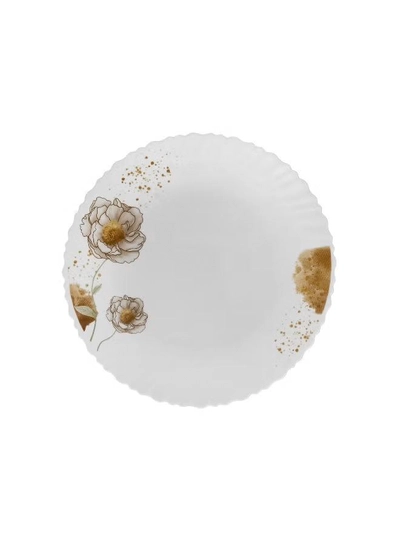 Delcasa 33 Piece Opalware Dinner Set DC3709 Includes Oval Plate, Dinner and Flat Plates, Salad Bowls and Soup Spoons-7