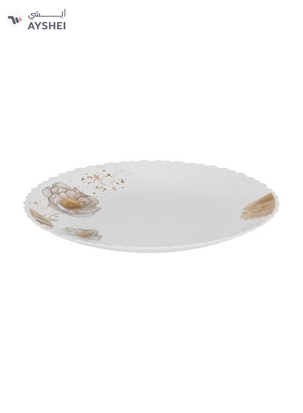 Delcasa 33 Piece Opalware Dinner Set DC3709 Includes Oval Plate, Dinner and Flat Plates, Salad Bowls and Soup Spoons
