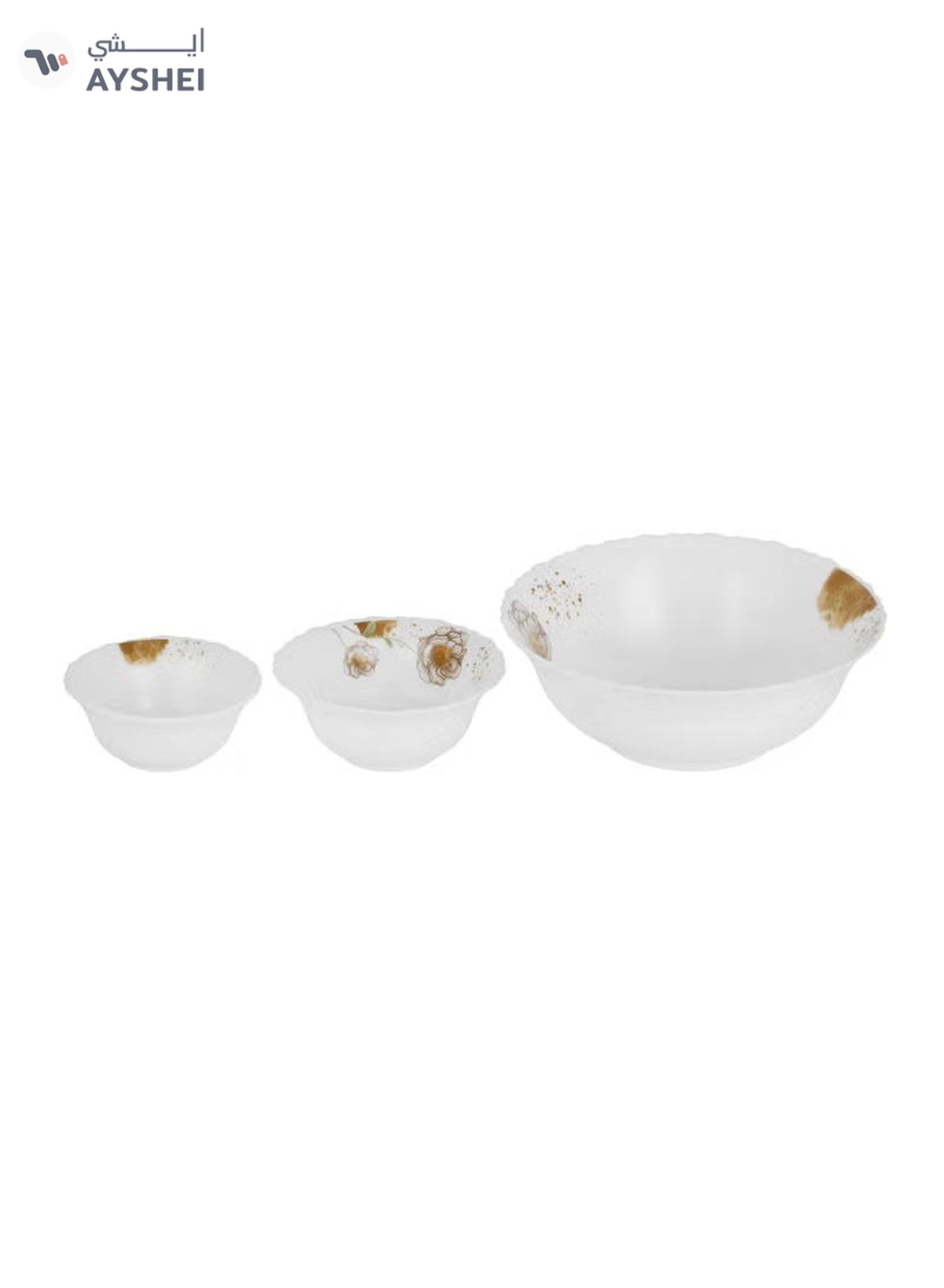 Delcasa 33 Piece Opalware Dinner Set DC3709 Includes Oval Plate, Dinner and Flat Plates, Salad Bowls and Soup Spoons-6-6