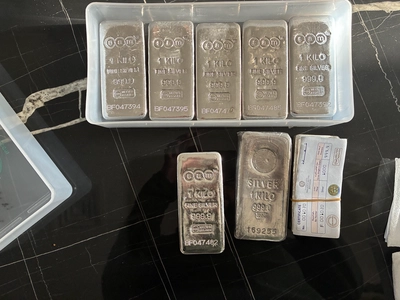 silver bullion bar 1 kg 999-0