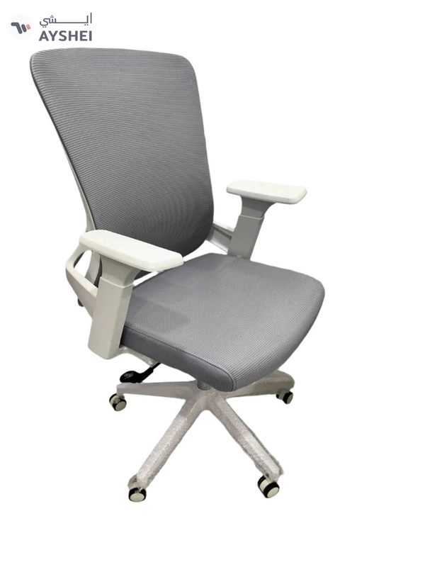 SM3: Mid Back Mesh Chair (White / Black)