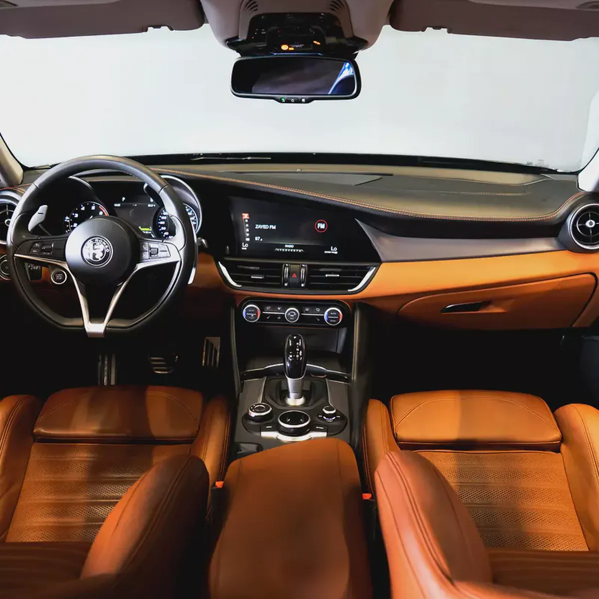 AED 1,149 P.M • 0% Downpayment •  Alfa Romeo Giulia Veloce • 1 Year Warranty-7-7