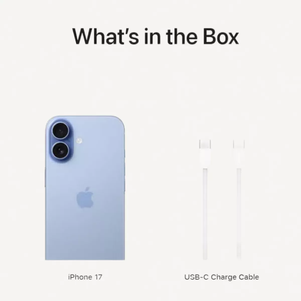 Apple iPhone 17 256GB Mist Blue 5G (eSim only) With FaceTime - International Version-1-1