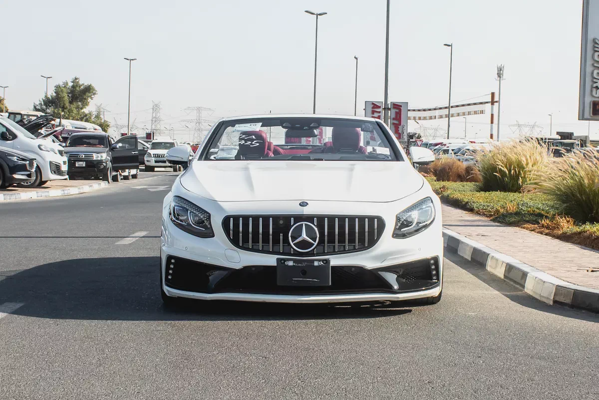 2017 - BENZ S550 CONVERTIBLE –IMMCAULATE CONDITION - | Only 35,000 KM | Full Option-1-1