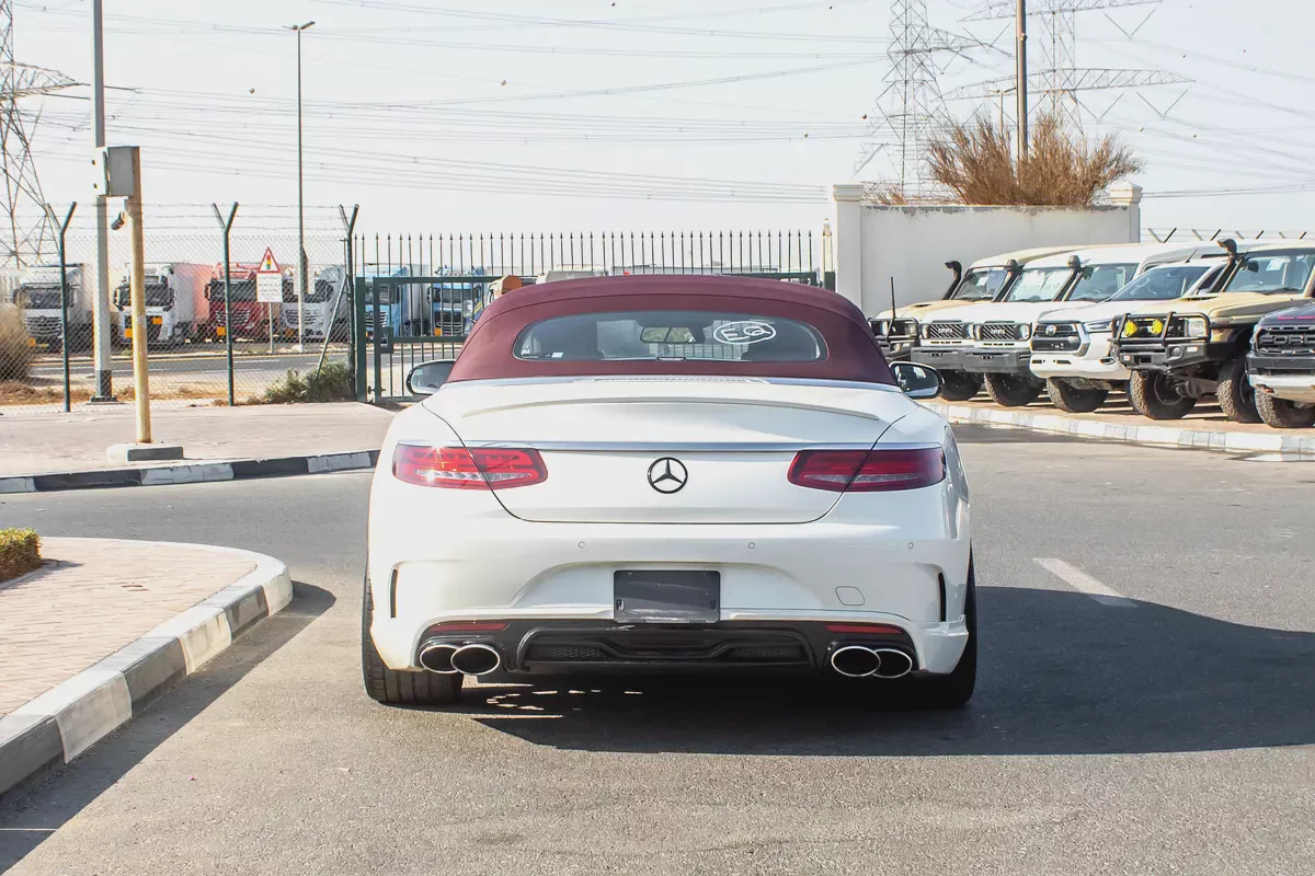 2017 - BENZ S550 CONVERTIBLE –IMMCAULATE CONDITION - | Only 35,000 KM | Full Option-7-7