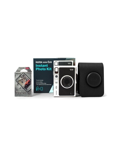 FUJIFILM Instax Mini Evo Instant Photo Kit (Black)-3