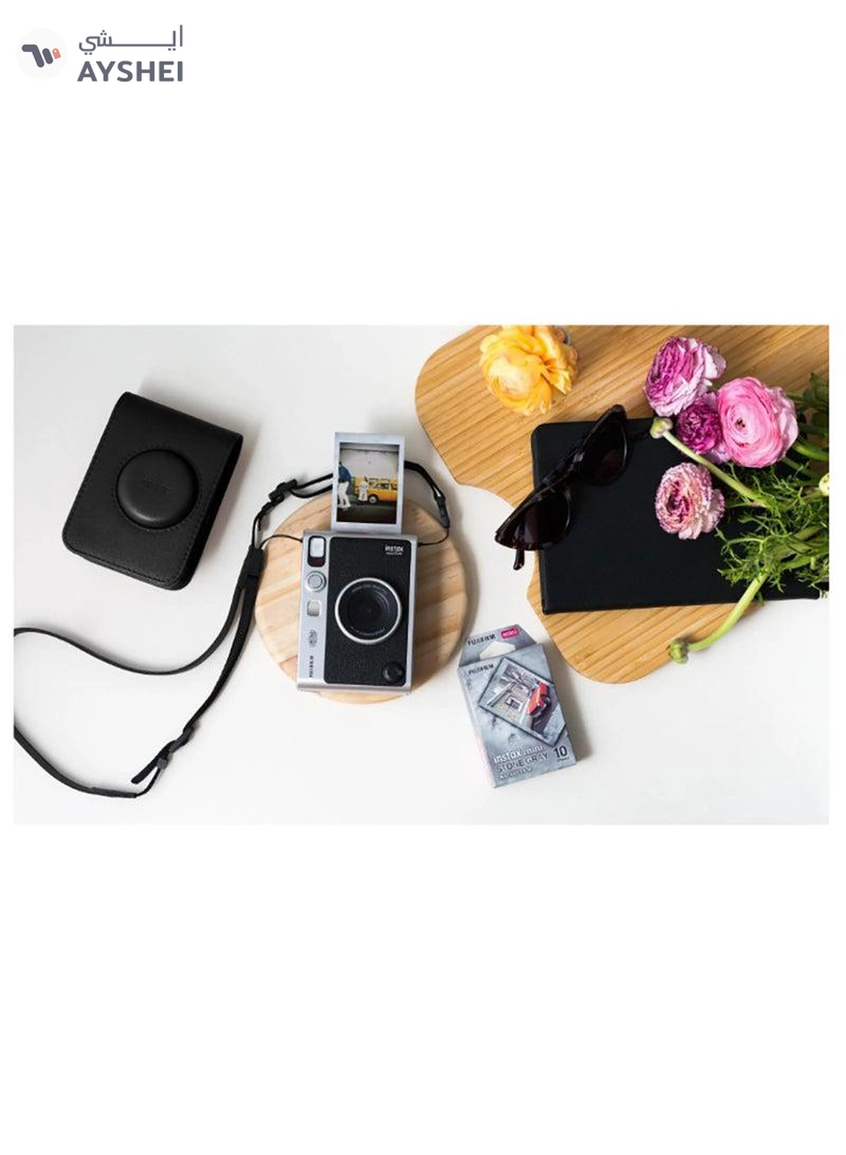 FUJIFILM Instax Mini Evo Instant Photo Kit (Black)-2-2