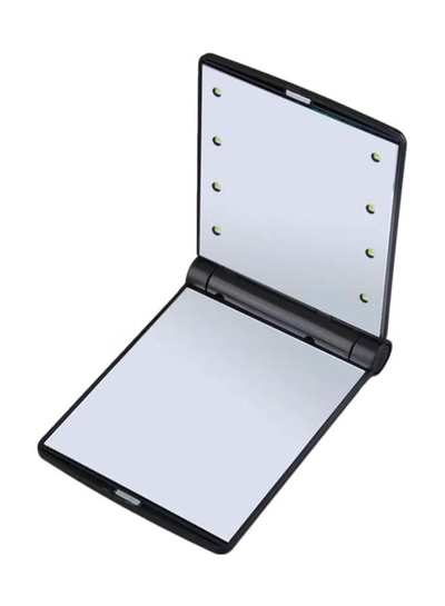 OUTAD LED Foldable Makeup Mirror Black 110x11x85mm-0