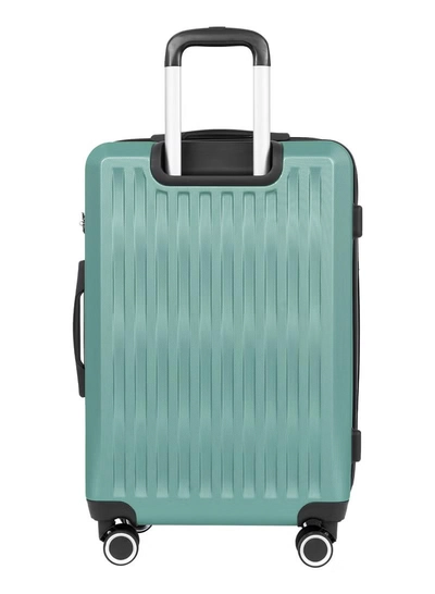  PARAJOHN ABS Material 3-Piece Hardsided Luggage Set | 4-Wheel Spinner Trolley | Small (10kg), Medium (20kg), Large (30kg) -Mint green-5