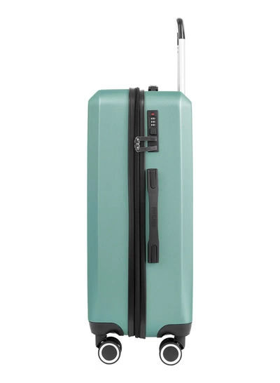  PARAJOHN ABS Material 3-Piece Hardsided Luggage Set | 4-Wheel Spinner Trolley | Small (10kg), Medium (20kg), Large (30kg) -Mint green-2