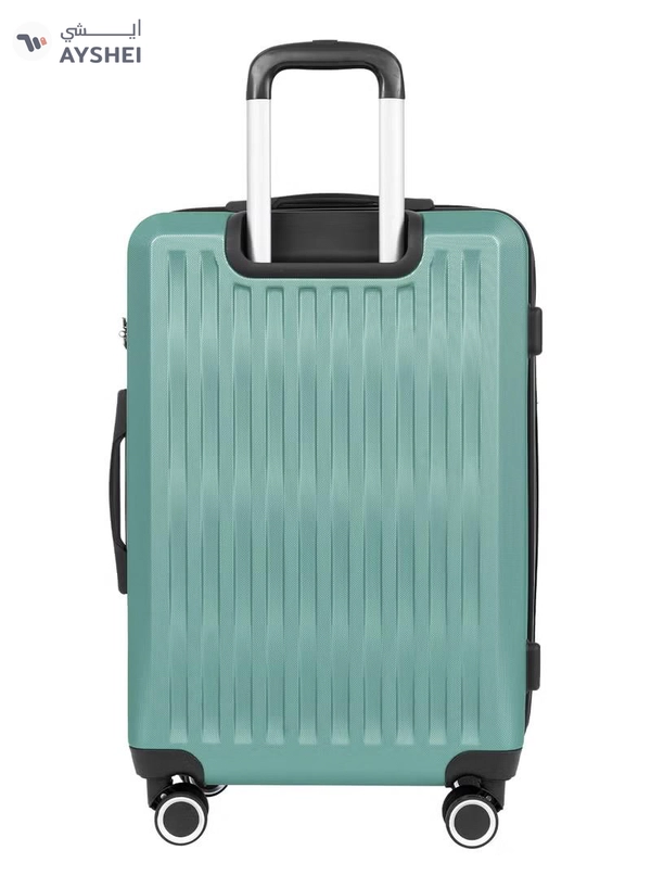  PARAJOHN ABS Material 3-Piece Hardsided Luggage Set | 4-Wheel Spinner Trolley | Small (10kg), Medium (20kg), Large (30kg) -Mint green
