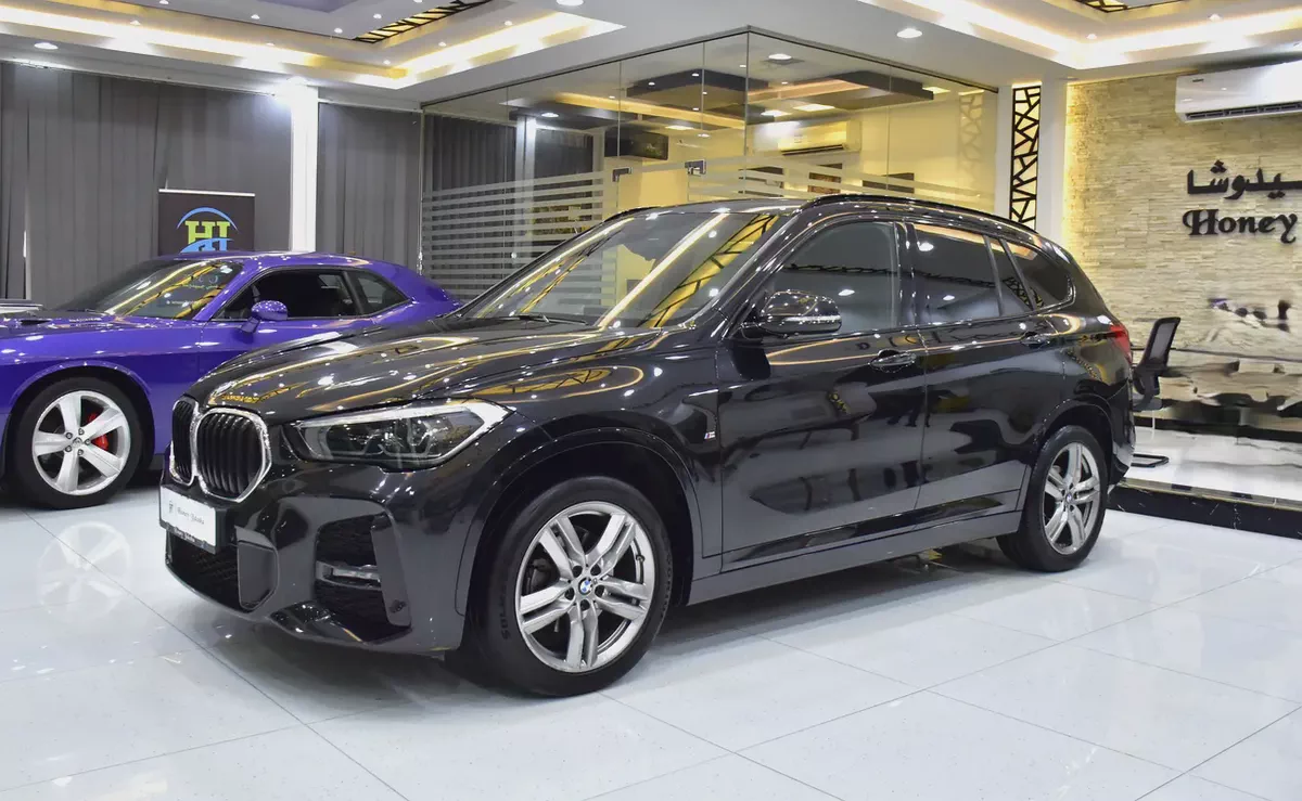 AED 1,031 EMi at 0% DP | DIESEL ( ديزل ) BMW X1 M-Kit xDrive18d ( 2021 Model ) European Specs-1-1