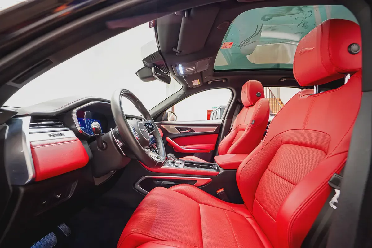 AED 1801 PM | JAGUAR F PACE R- SPORT 2021 | UNDER AGENCY WARRANTY SEPT 2026 | GCC-9-9