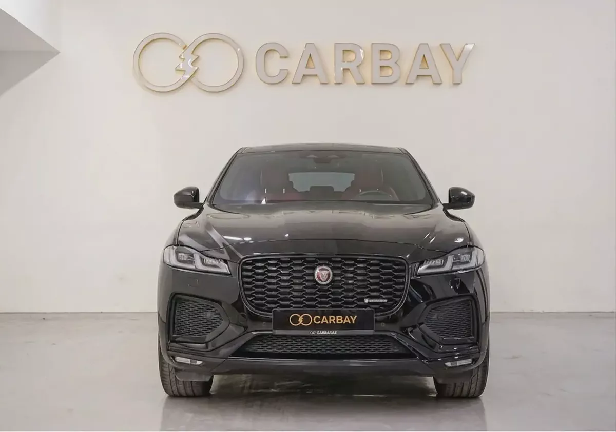 AED 1801 PM | JAGUAR F PACE R- SPORT 2021 | UNDER AGENCY WARRANTY SEPT 2026 | GCC-1-1
