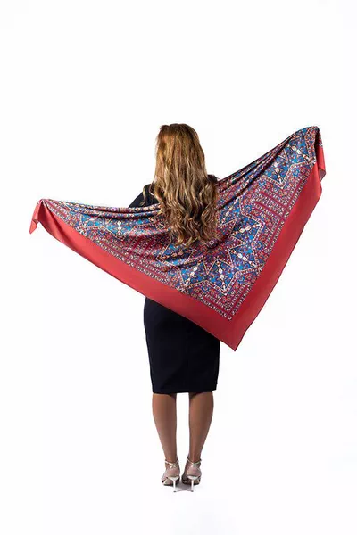 Silk Road - Ancient Fuzuli Scarf (Large)-0