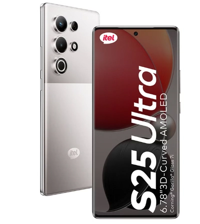 ITEL S25 Ultra Dual SIM Meteor Titanium 8+8GB RAM 256GB 4G - Middle East Version-1