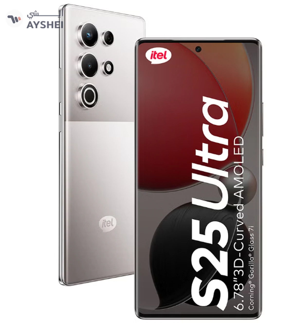 ITEL S25 Ultra Dual SIM Meteor Titanium 8+8GB RAM 256GB 4G - Middle East Version-1-1