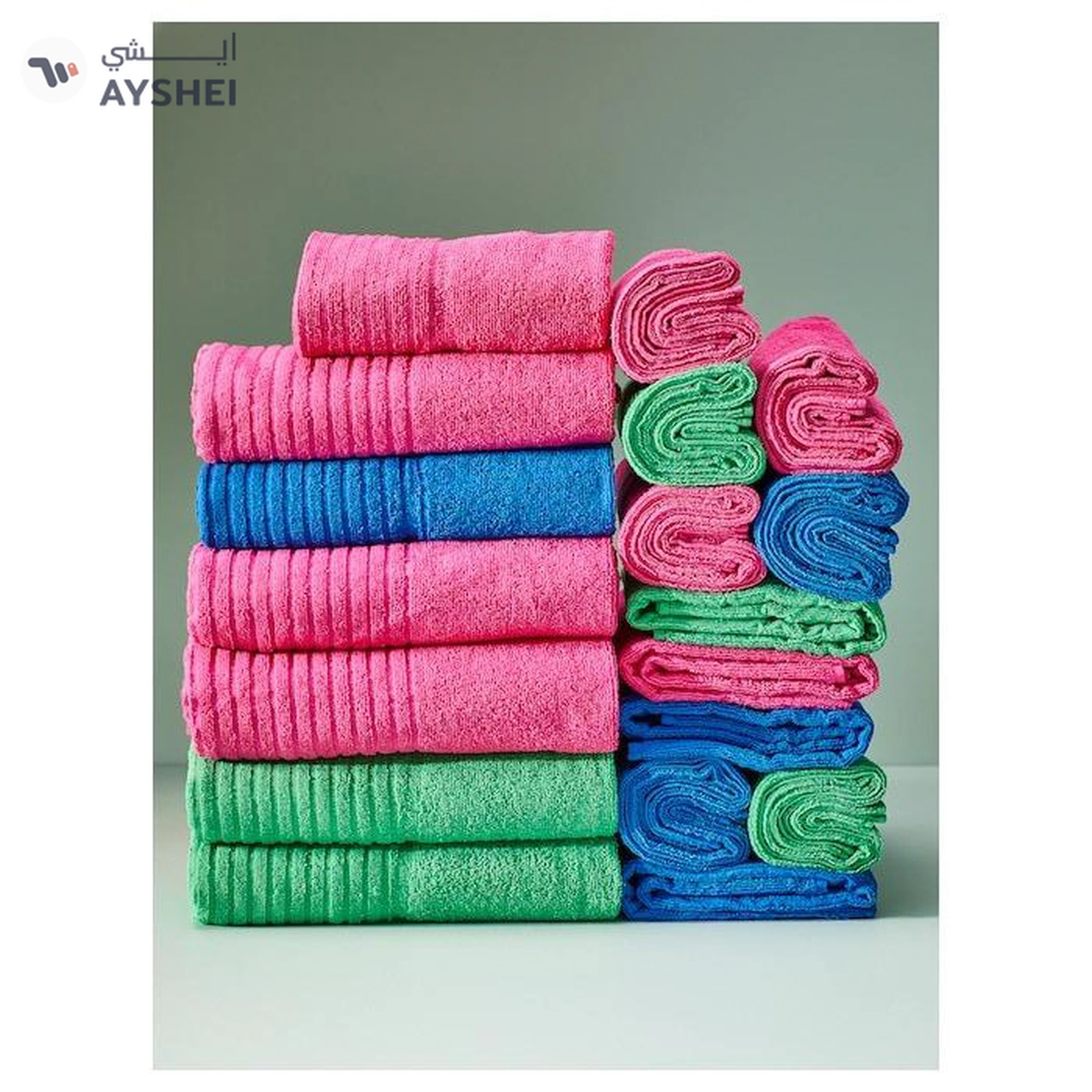 VÅGSJÖN Bath towel, bright pink, 70x140 cm-5-5