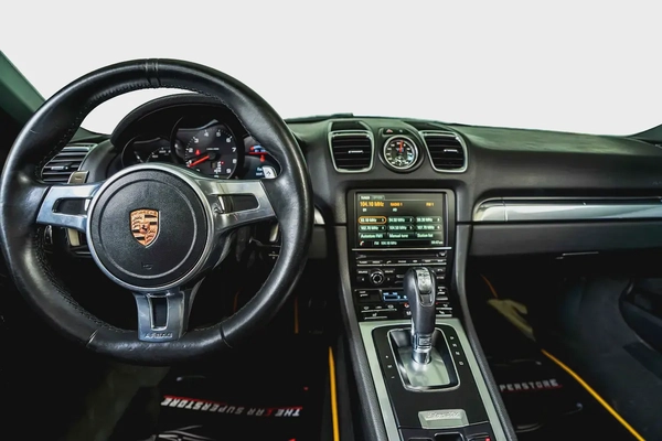 Porsche Boxster-Sport Chrono Package-Black Styling Package-Yellow Brake Callipers